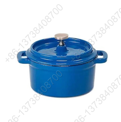 Mini Cast Iron Enameled Casserole Pot Non-Stick Metal Cookware For Stew Pot and Enamel Casserole Pot